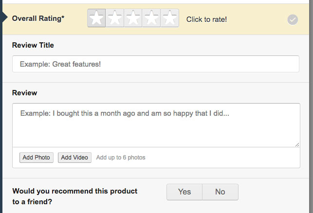 How to ask customers to review a product