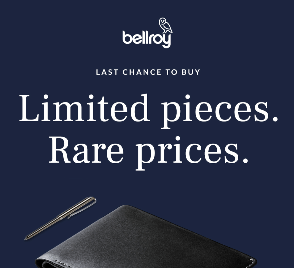 Bellroy Email 1