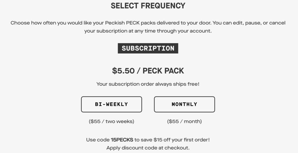 subscription pack